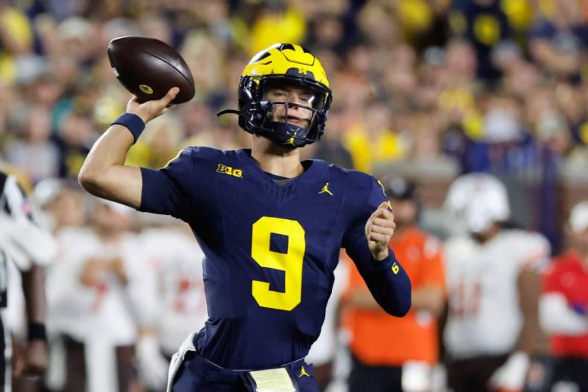 Michigan quarterback J.J. McCarthy