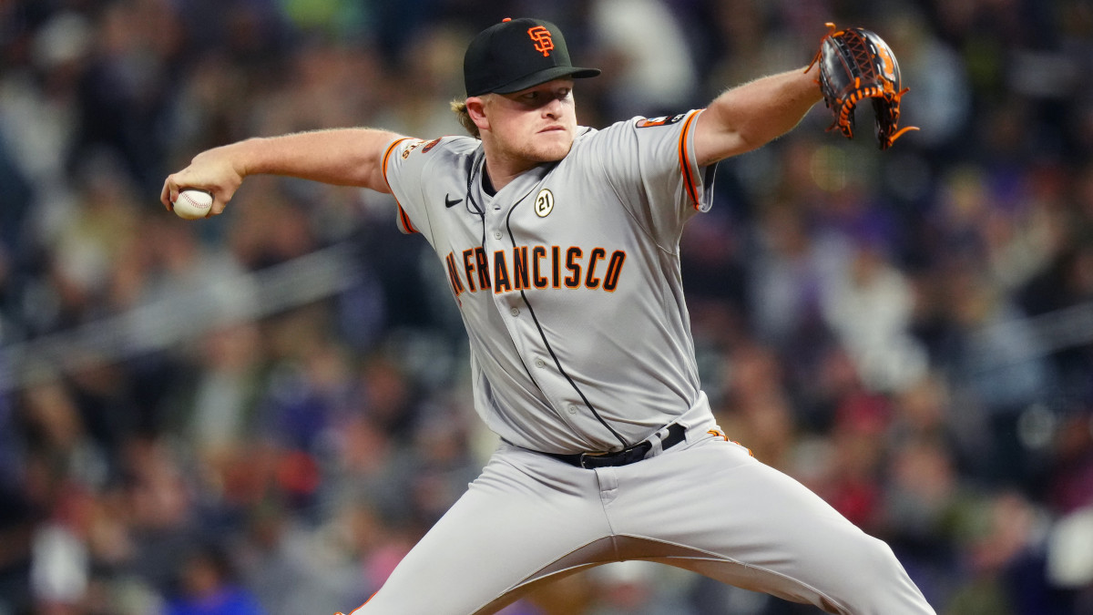 San Francisco Giants starting pitcher Logan Webb.