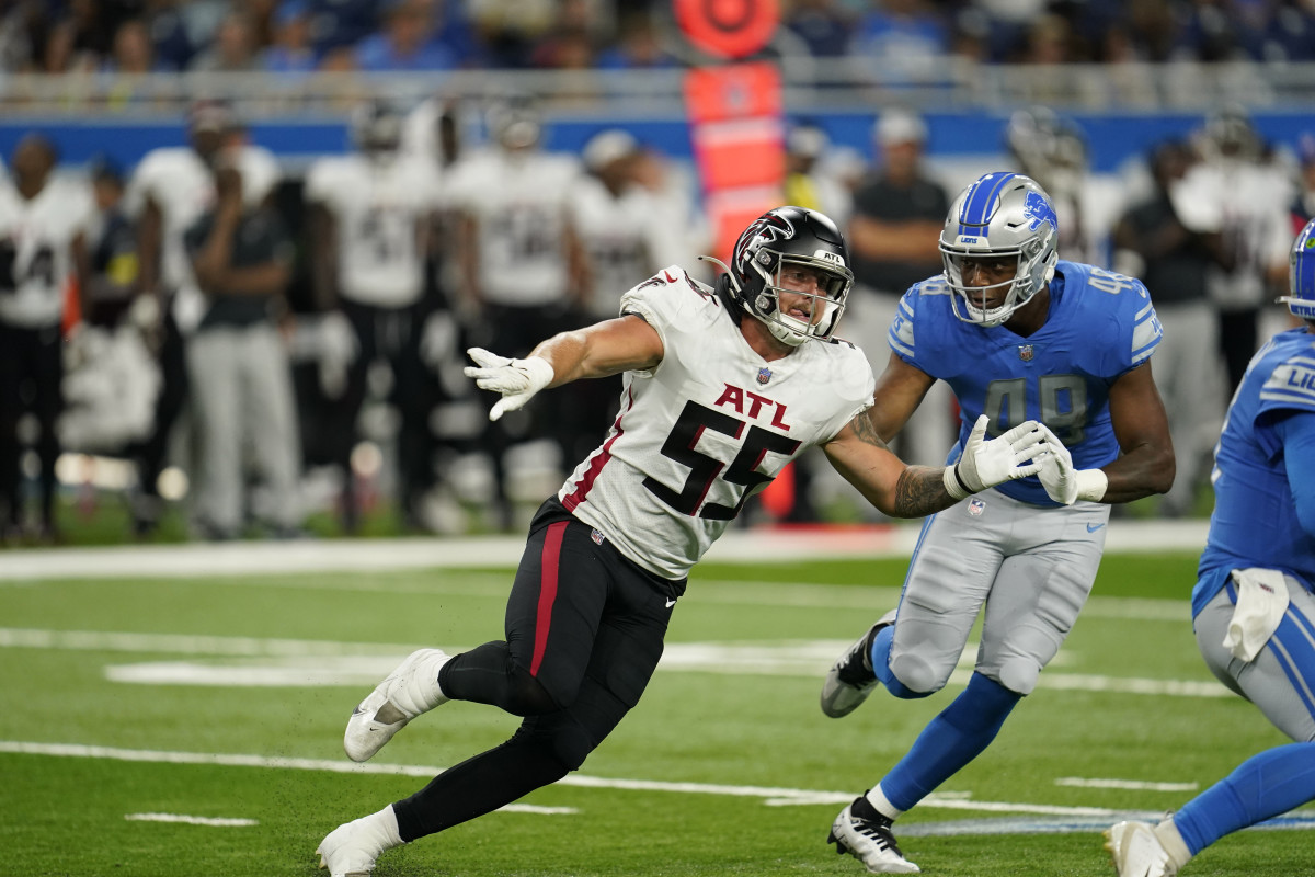 Atlanta Falcons LB Nate Landman Has 'All You Look For' in Troy Andersen