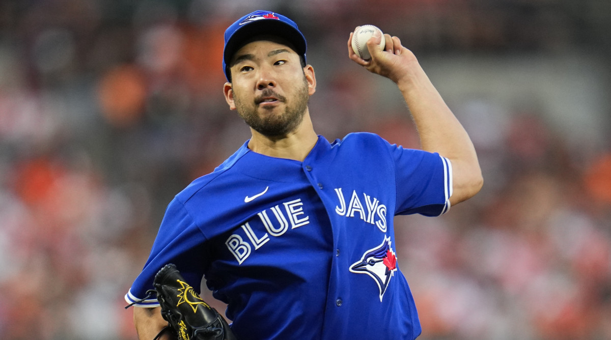 Blue Jays pitcher Yusei Kikuchi