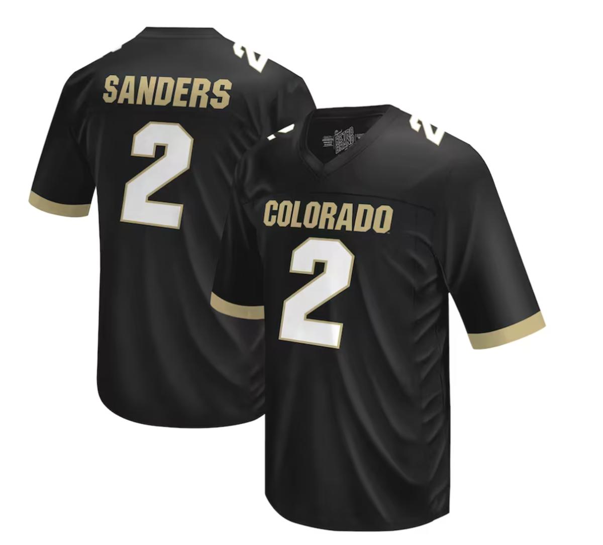 Shedeur Sanders Colorado Buffaloes Original Retro Brand NIL Football Player Jersey – $119.99