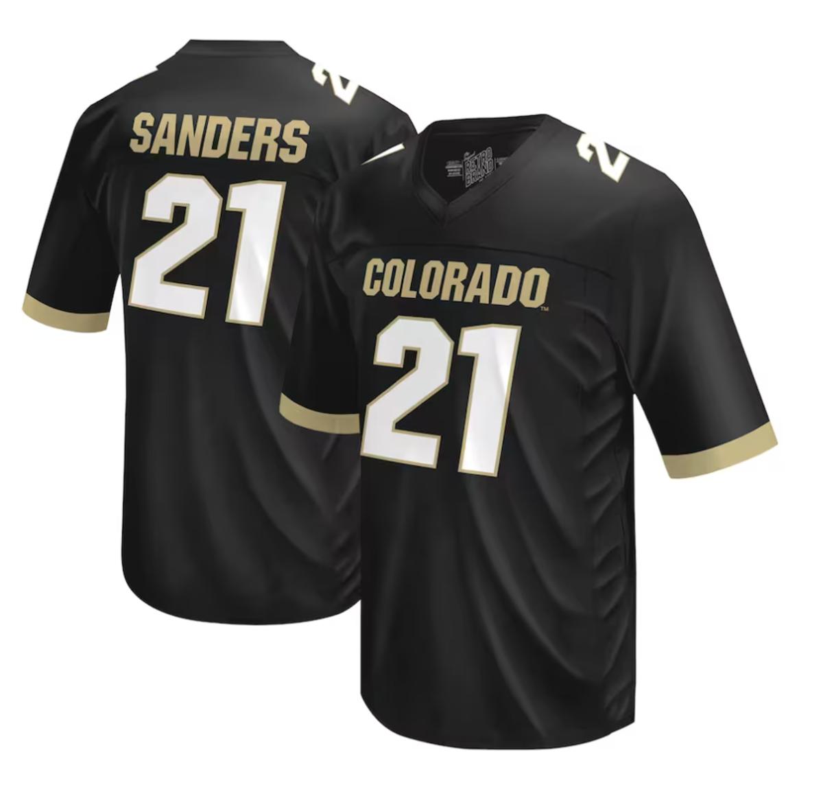 Shilo Sanders Colorado Buffaloes Original Retro Brand NIL Football Player Jersey – $119.99