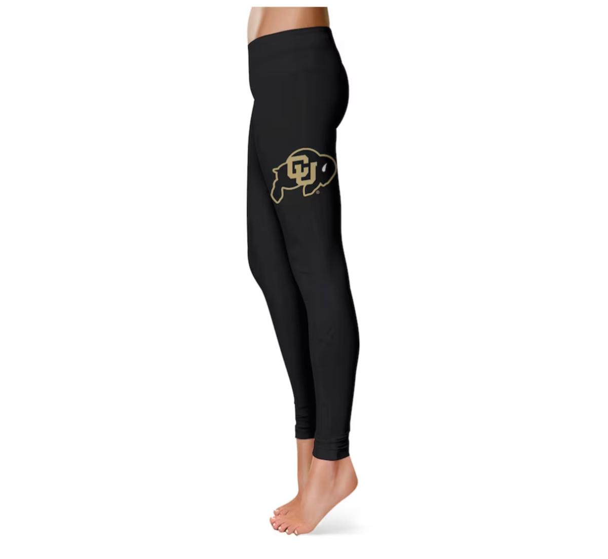 Colorado Buffaloes Women's Thigh Logo Yoga Leggings - $44.99