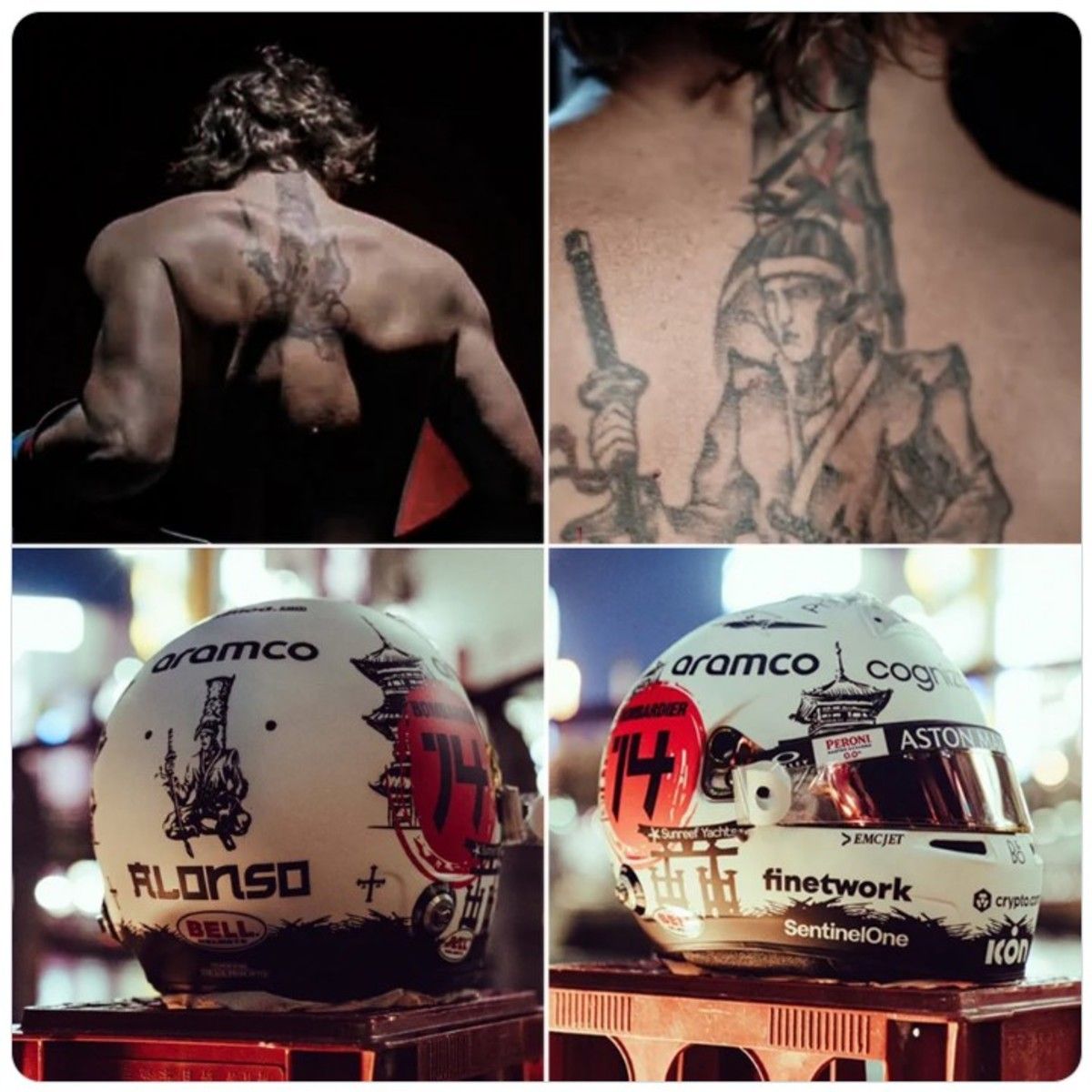 Fernando Alonso Japanese GP Helmet
