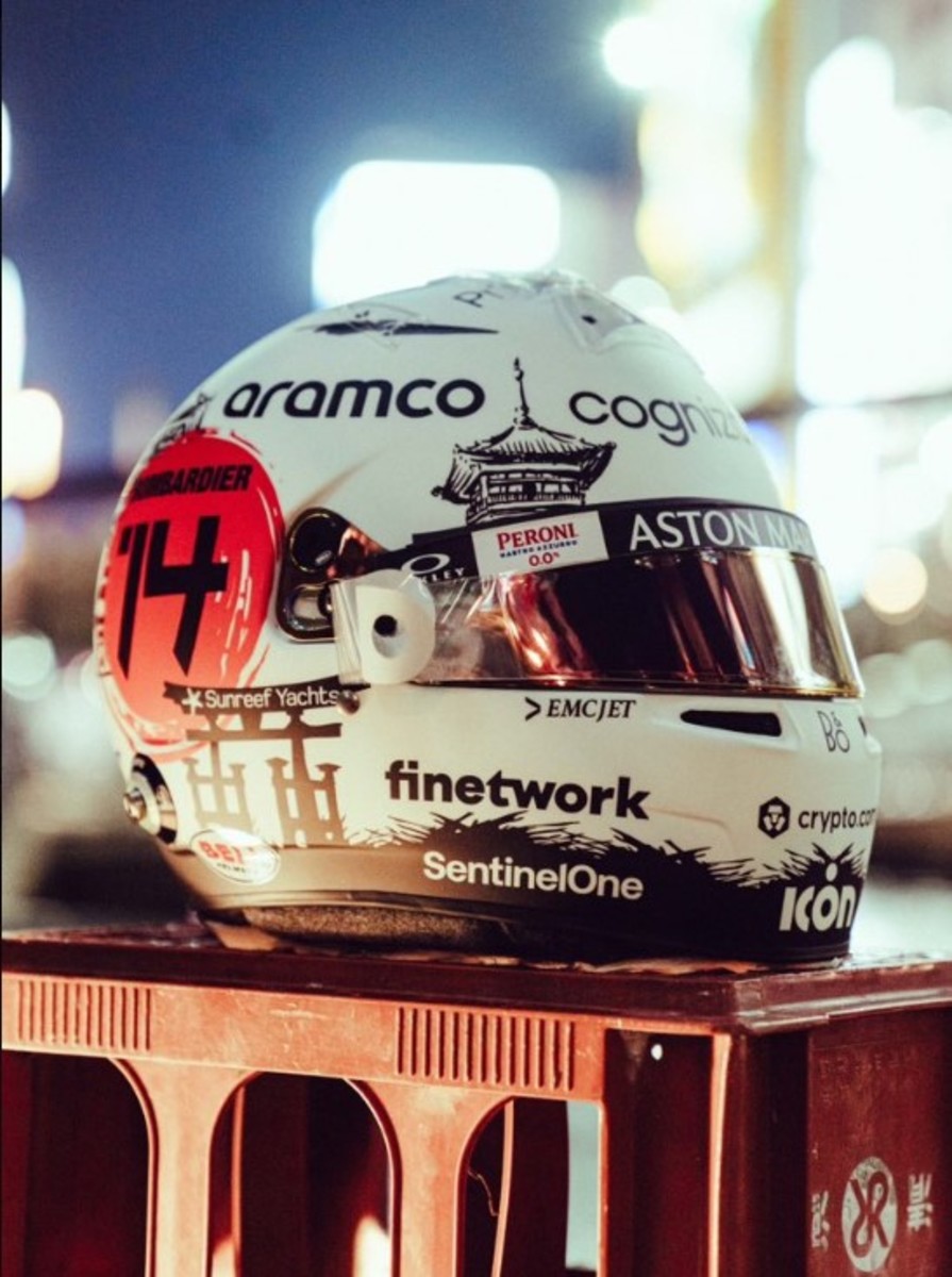 Fernando Alonso Japanese GP Helmet