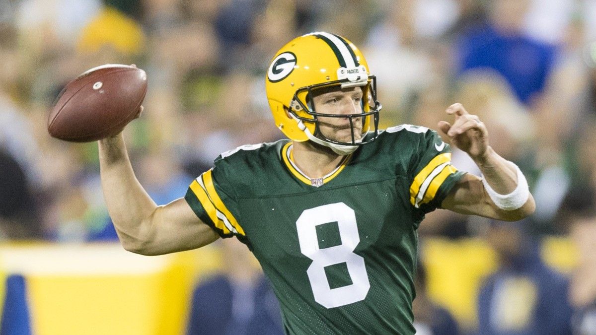 Taysom Hill with the Packers in 2017