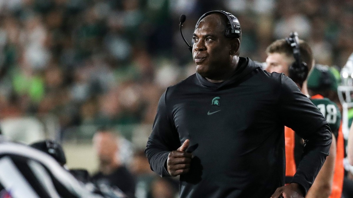 Mel Tucker posted a 20-14 record during his Michigan State tenure.