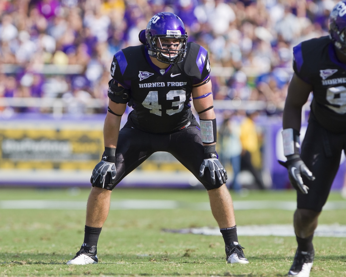 Tank Carder played linebacker for TCU in 2010. (gofrogs.com)