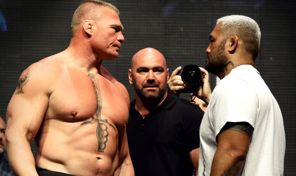 Hunt welcomed Lesnar back to the Octagon at UFC 200. 