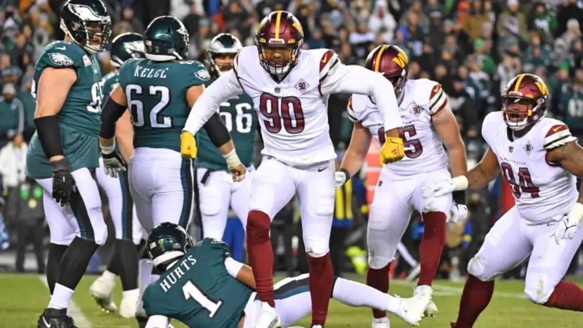 Washington Commanders defensive end Montez Sweat
