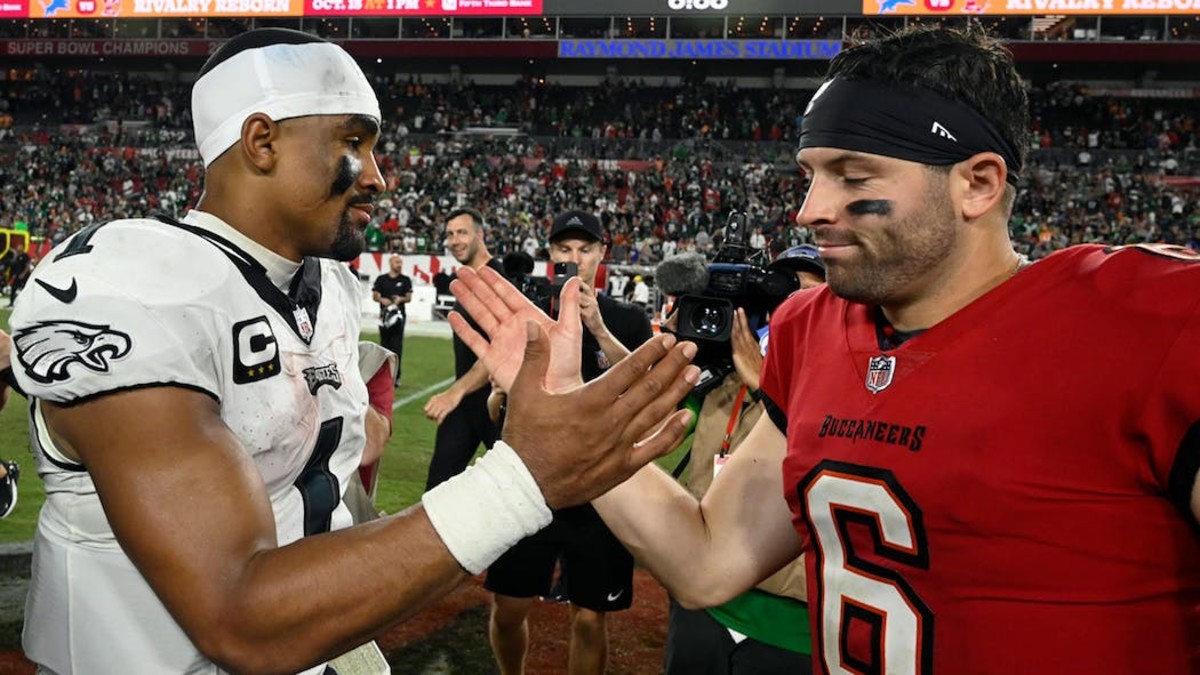 Baker Mayfield and Jalen Hurts will fight to prove they have what it takes to lead their team to a victory and advance beyond NFL Wildcard Weekend. 