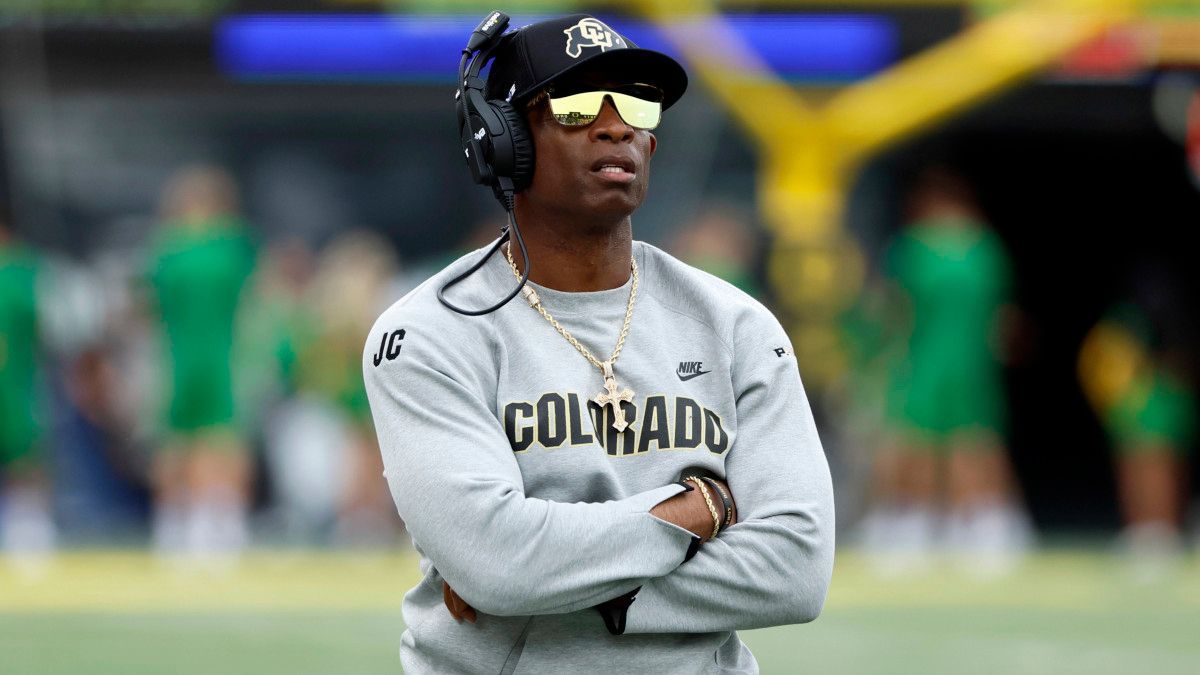 Colorado Buffaloes head coach Deion Sanders.