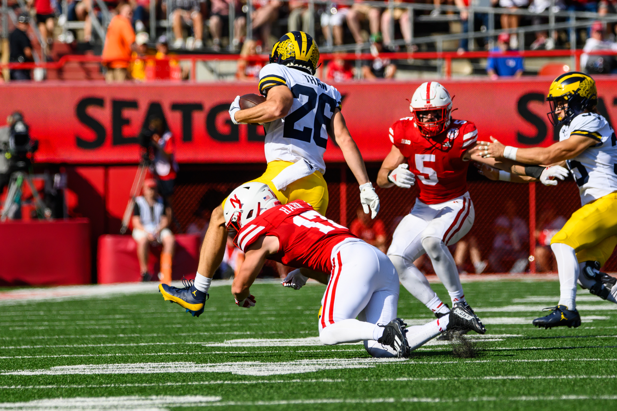 07_Ty Hahn_FB vs Michigan 0930