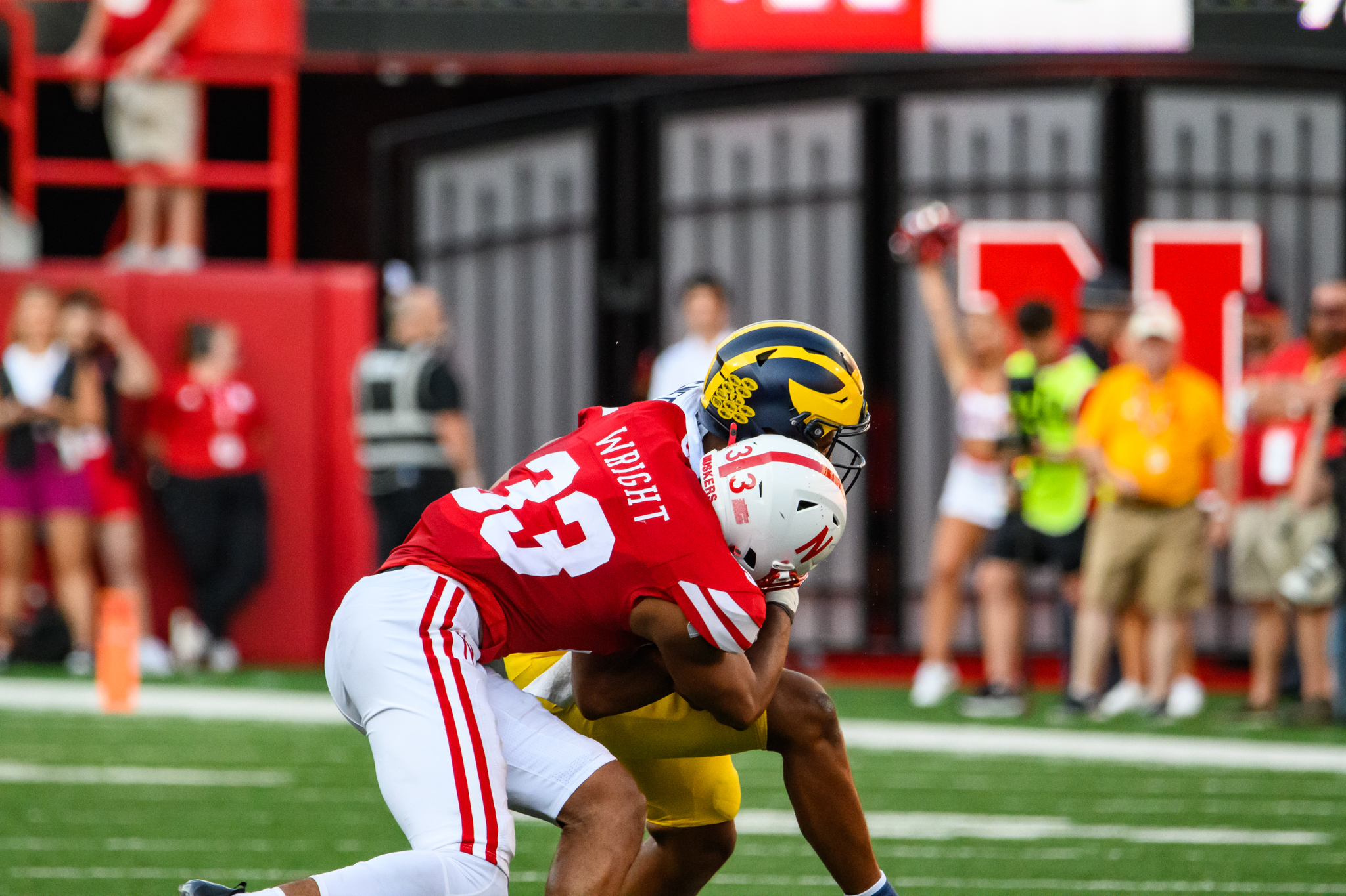 15_Javin Wright_FB vs Michigan 0930