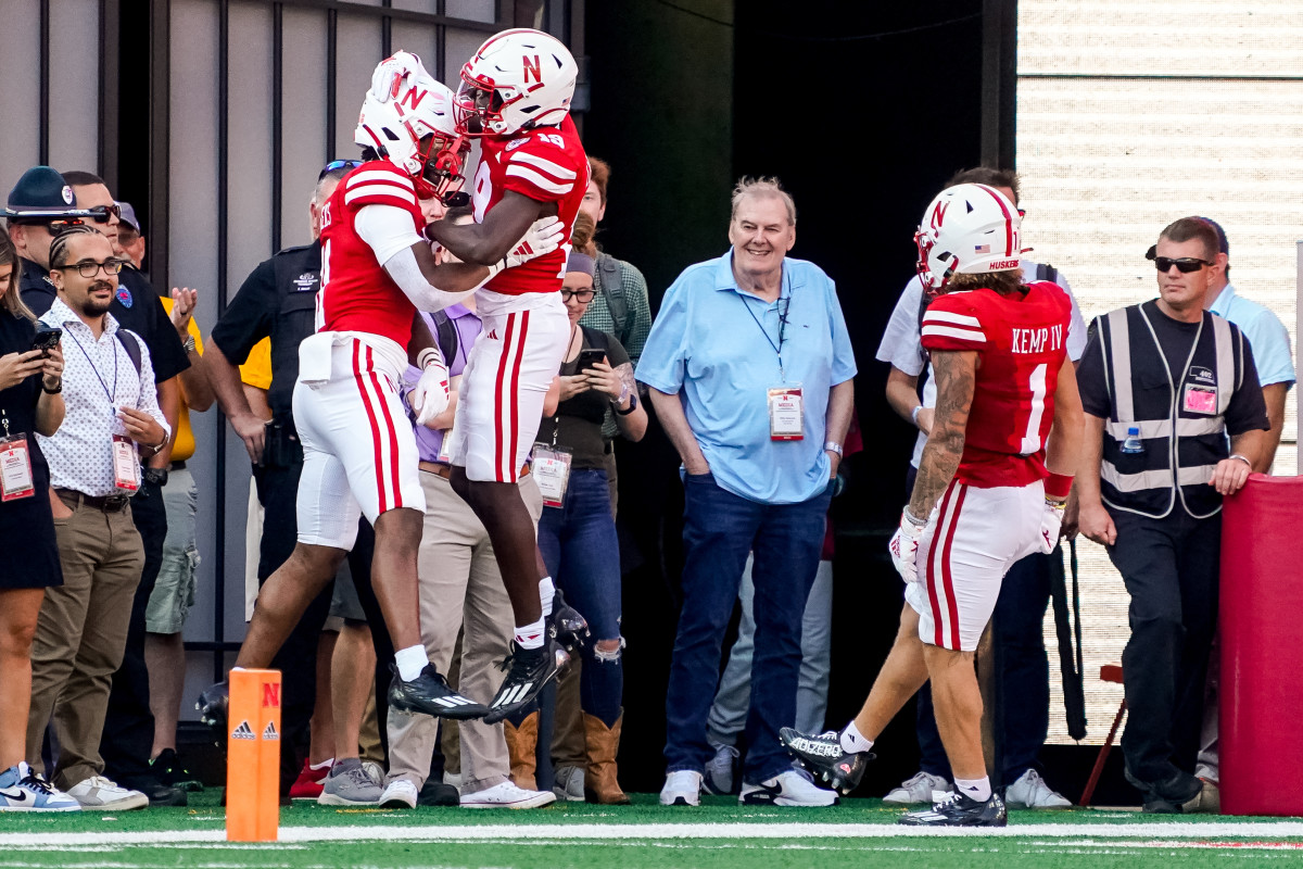 Nebraska - Michigan 2023 - Marcus Washington and Joshua Fleeks