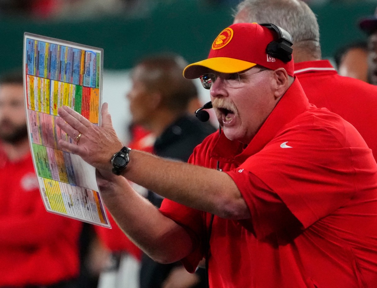 Chiefs coach Andy Reid got his 250th regular-season victory against the Jets in Week 4 on Sunday night.