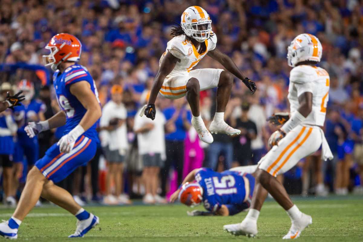 Former Tennessee Volunteers CB Kamal Hadden during a loss to Florida. (Photo by Brianna Paciorka of the News Sentinel)
