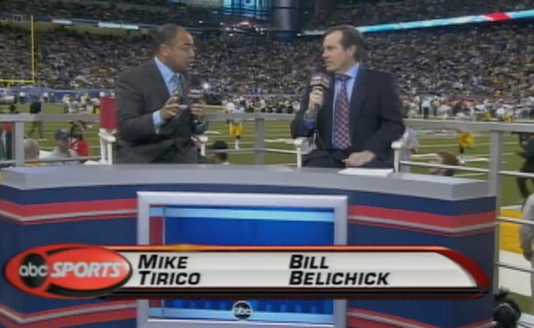 Bill Belichick ready to head back to the TV booth?