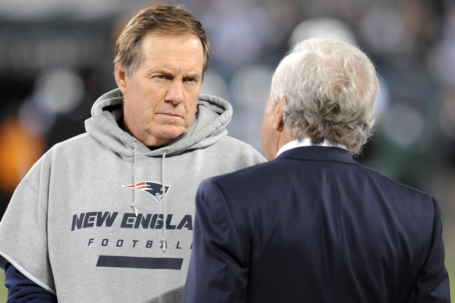 Patriots coach Bill Belichick has won six Super Bowl working for New England owner Robert Kraft.