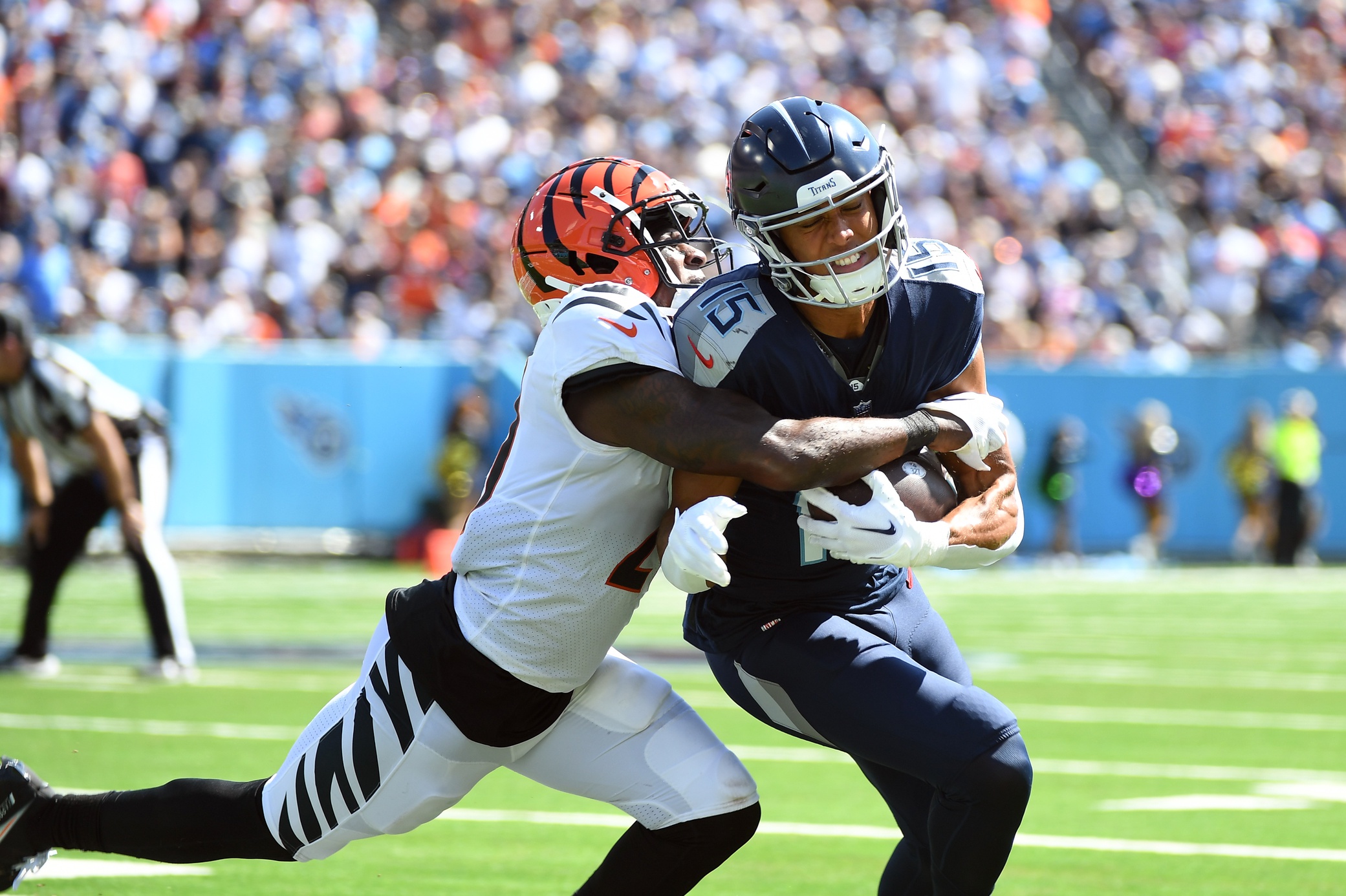 WATCH: Former Indiana Hoosiers Wide Receiver Nick Westbrook-Ihkine Scores 2  Touchdowns in Tennessee Titans' Win Over Denver Broncos - Sports  Illustrated Indiana Hoosiers News, Analysis and More