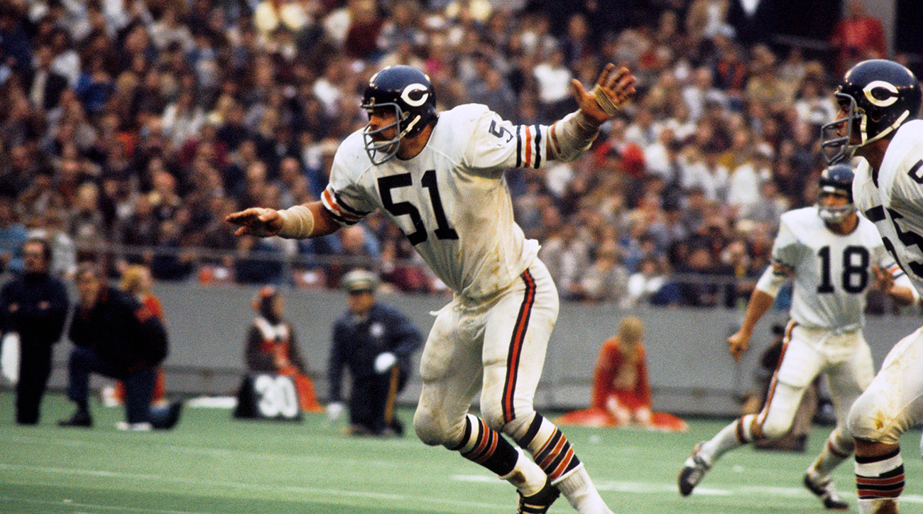 Former Bears linebacker and NFL Hall of Famer Dick Butkus