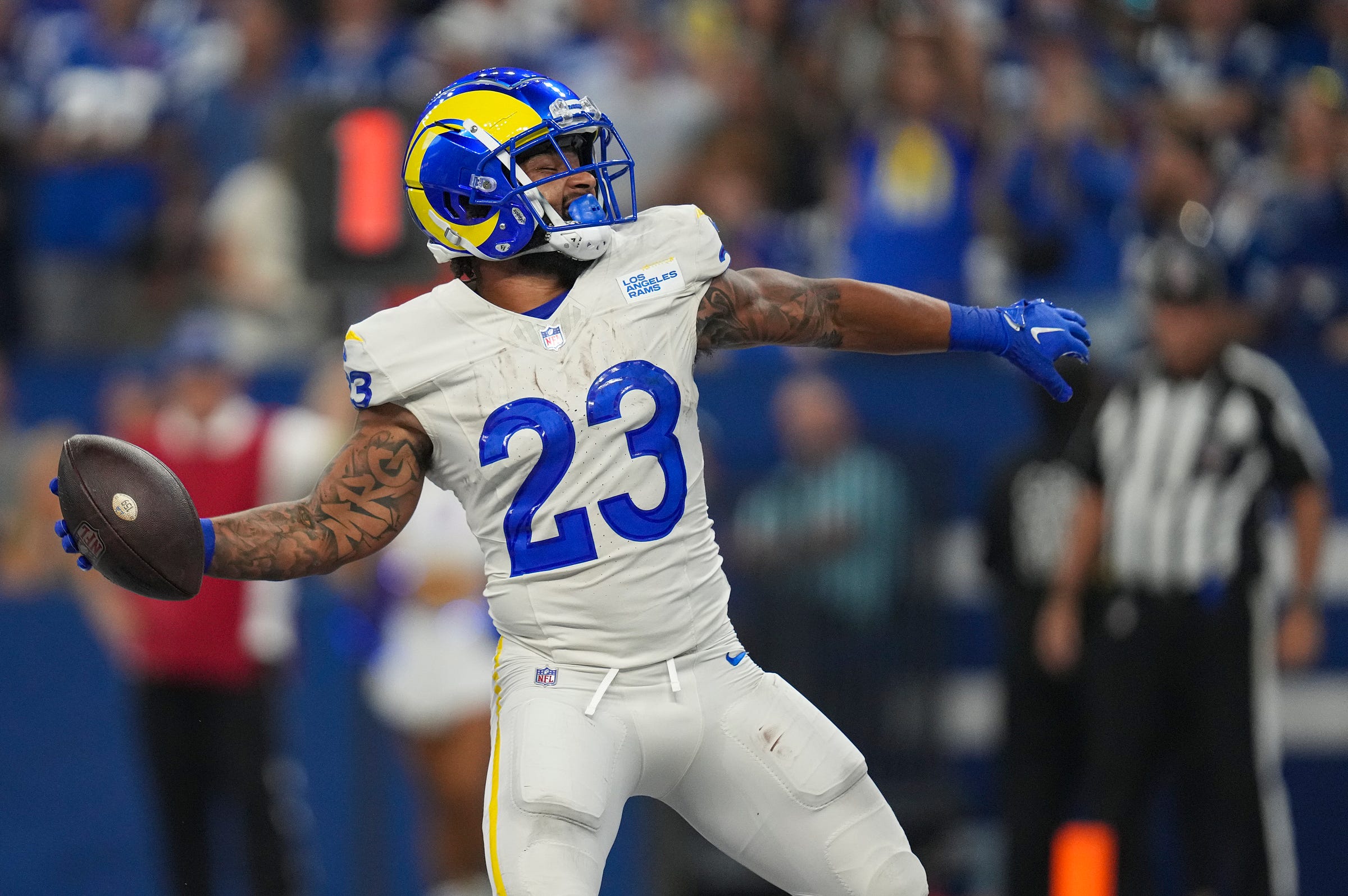 Kyren Williams has had a strong start to the 2023 season for the Los Angeles Rams. 