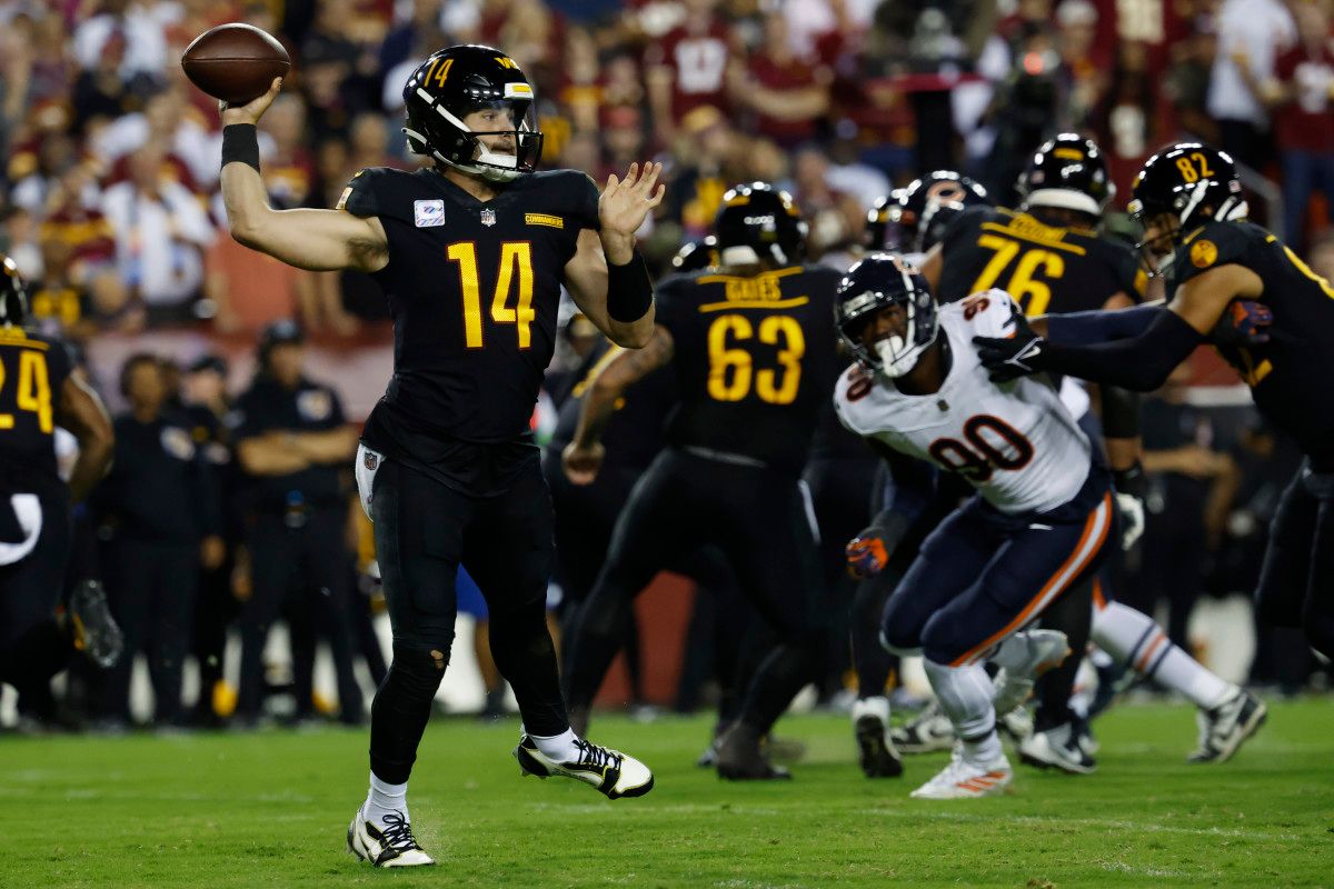 Despite the 40-20 loss to the Chicago Bears, Washington quarterback Sam Howell insists the team isn't in panic mode.