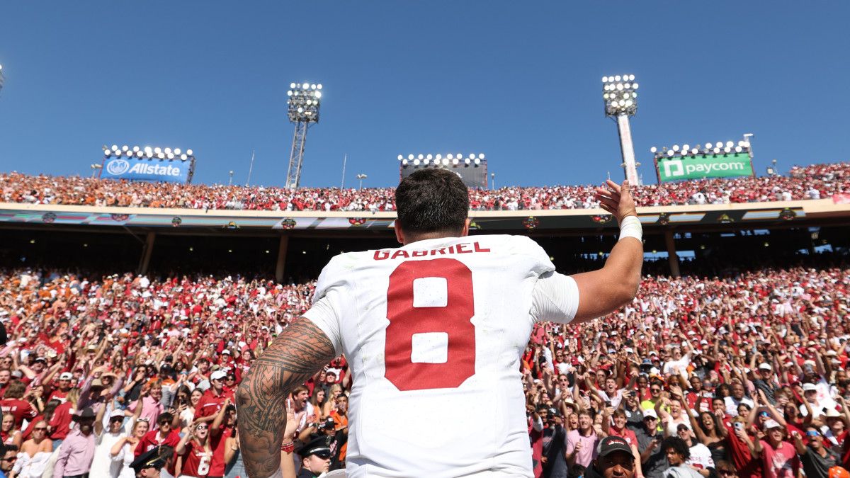 Dillon Gabriel and Sooner Nation appreciate each other after OU's 34-30 win over Texas.