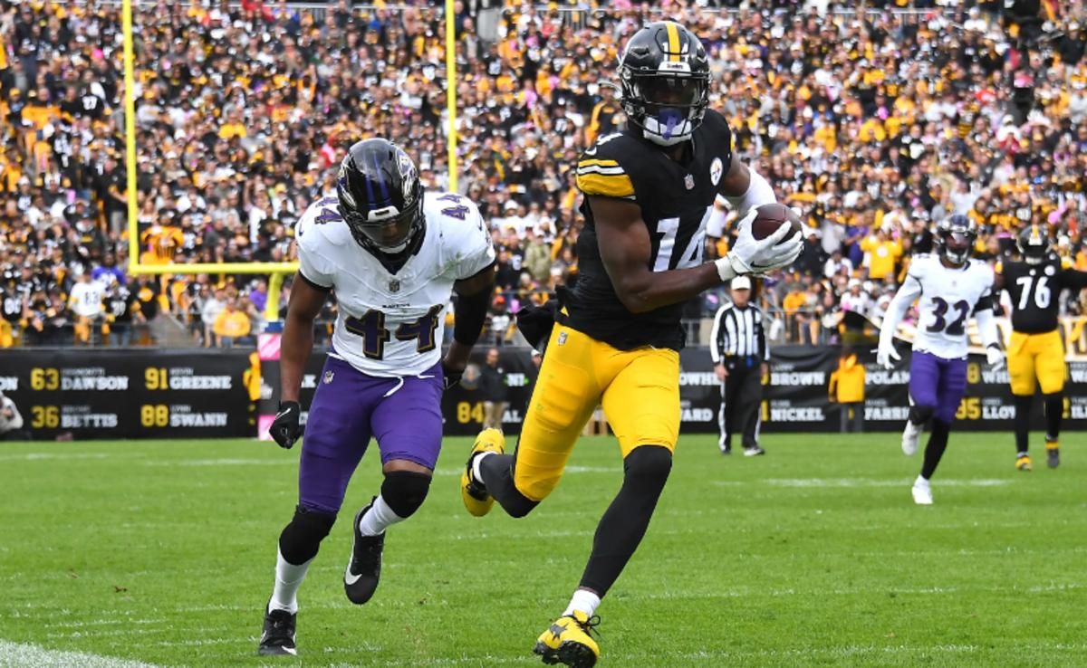 Marlon Humphrey (44) was lined up against George Pickens in single-coverage during the latter's game-winning touchdown on Sunday