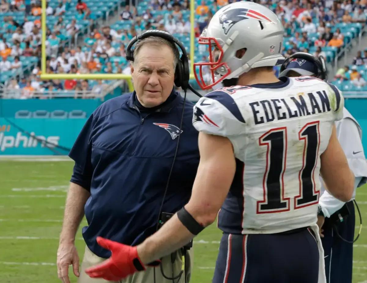 Julian Edelman is questioning the draft prowess of his former Patriots coach Bill Belichick