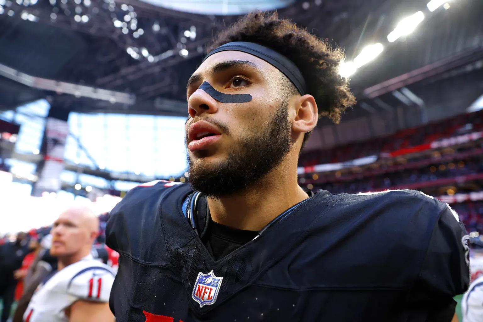 Atlanta Falcons receiver Drake London is on his way back from a groin injury.