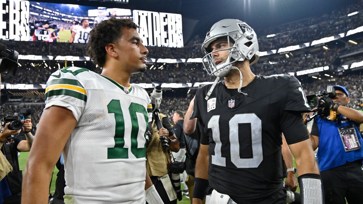 Love threw three interceptions in Monday’s loss to Las Vegas, while Garoppolo and the Raiders have yet to score 20 points in a game this season.