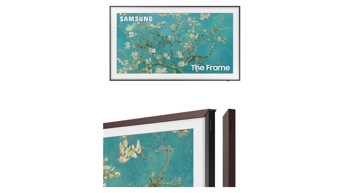 65-inch Samsung The Frame TV with Bezel