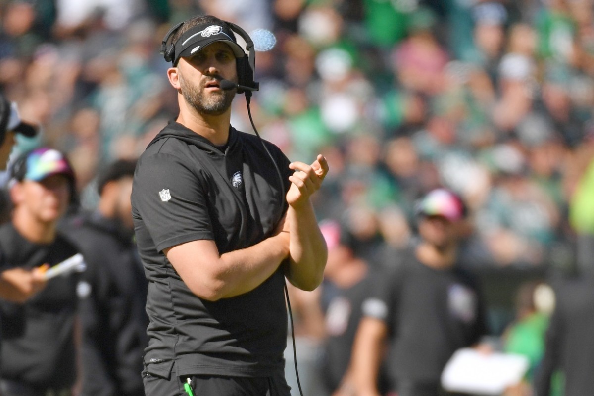 Eagles coach Nick Sirianni has been masterful managing his team through heated moments and conflict during the 2023 NFL regular season.