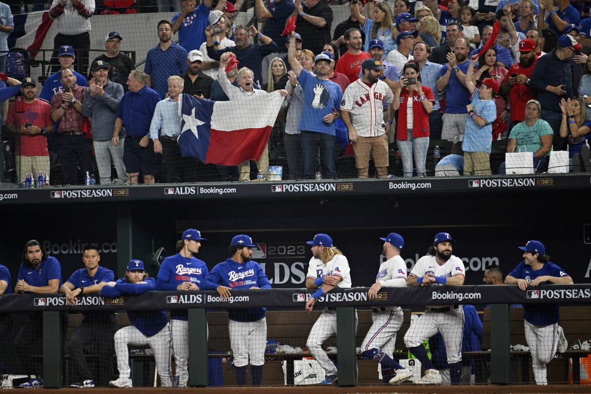 Texas Rangers Fans Unwisely Chant "We Want Houston" as Club Advances to ALCS Sports