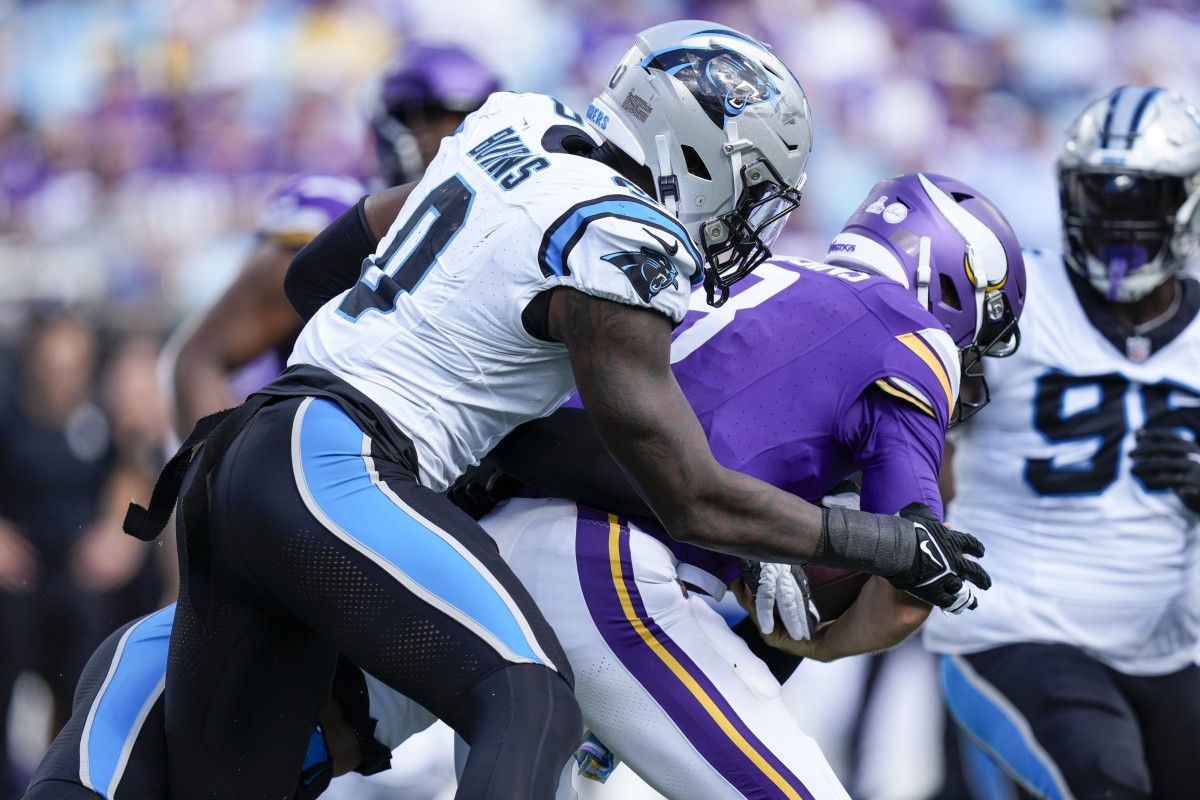 Panthers defensive end Brian Burns could be a trade target at the Oct. 31 deadline.
