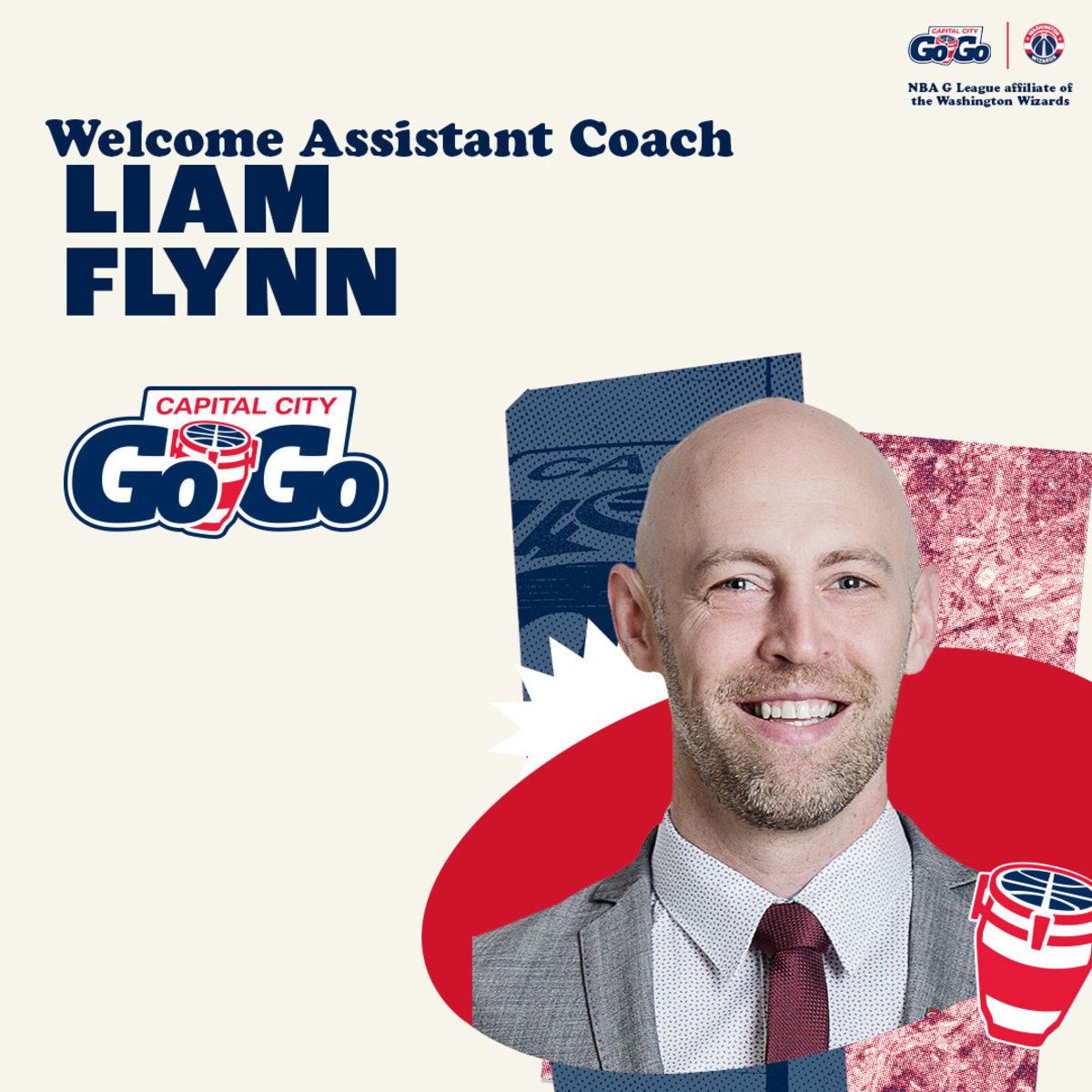 Capital City Go-Go coach Liam Flynn