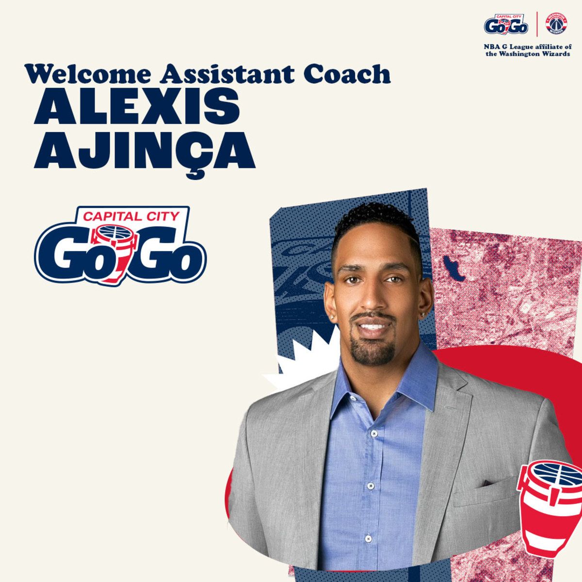 Capital City Go-Go coach Alexis Ajinça