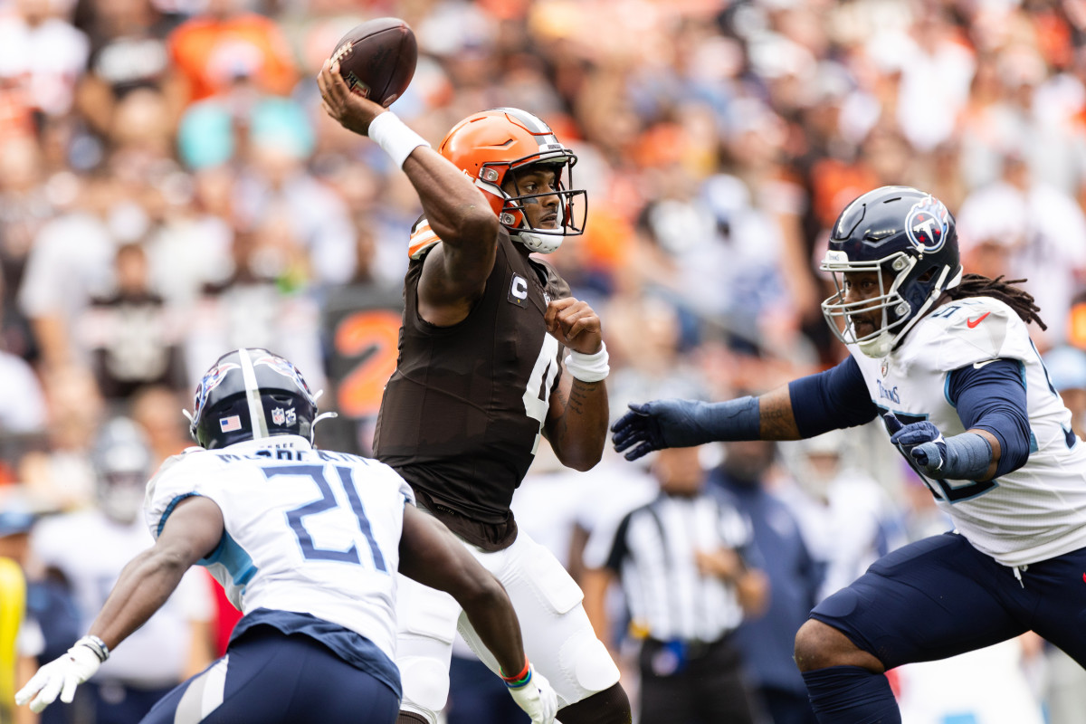 Cleveland Browns Quarterback Deshaun Watson's Six-Game Season Is Nearly Over