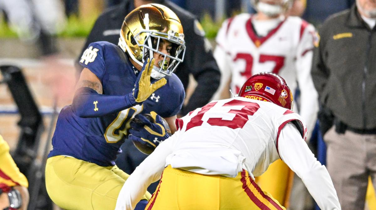 First Half Analysis Notre Dame Leads USC 246 Sports Illustrated