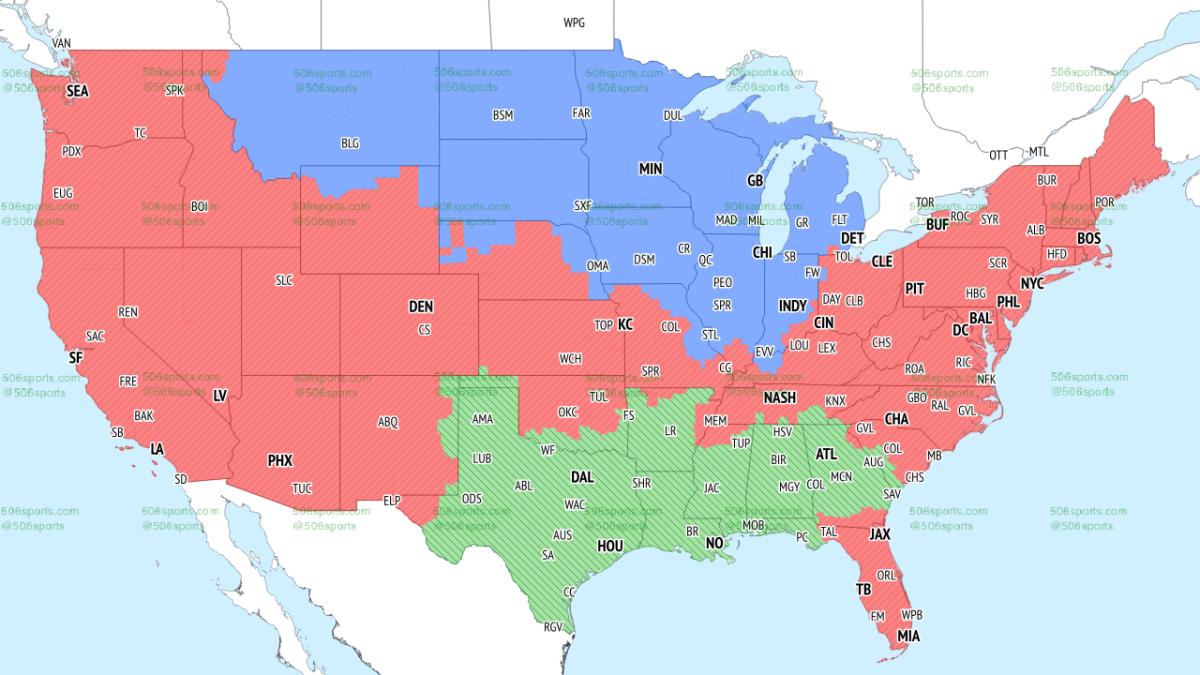 Saints-Texans projected in Green