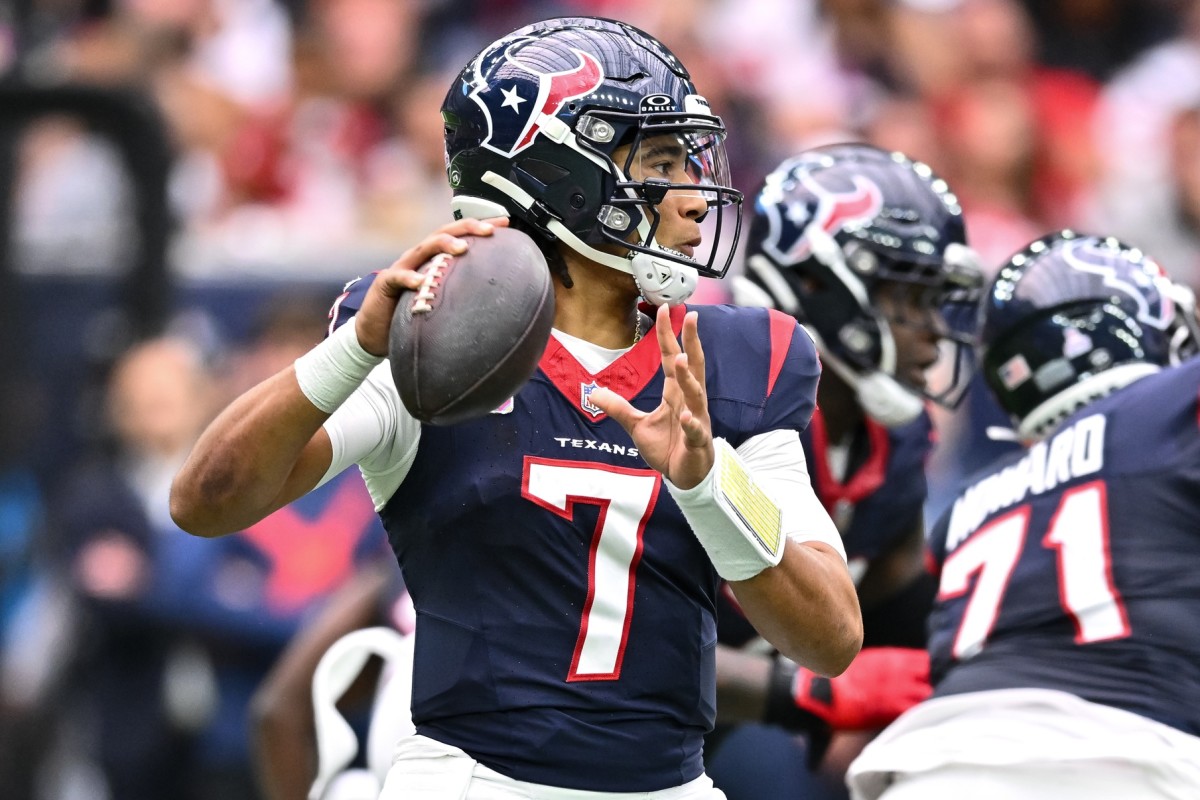 Texas quarterback C.J. Stroud has Houston at 3-3 after its win over New Orleans in Week 6.