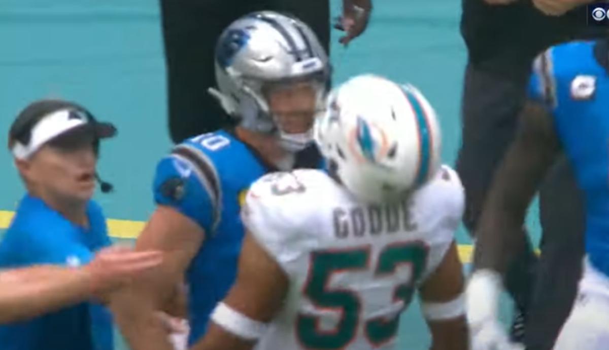 Cameron Goode Makes an Impact Or Takes an Impact With Head Butt