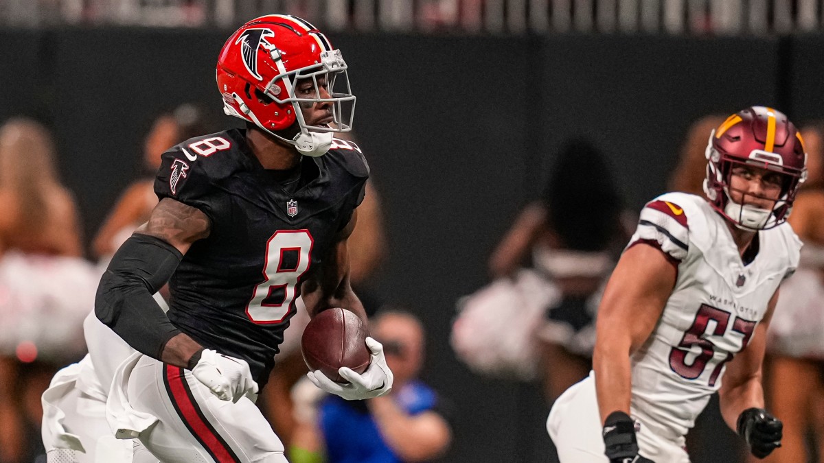 Pitts scored his first touchdown of the season during Sunday’s 24–16 loss to the Commanders.