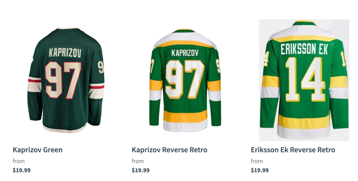 Some jerseys offered on Tarps Off Jersey Rental.
