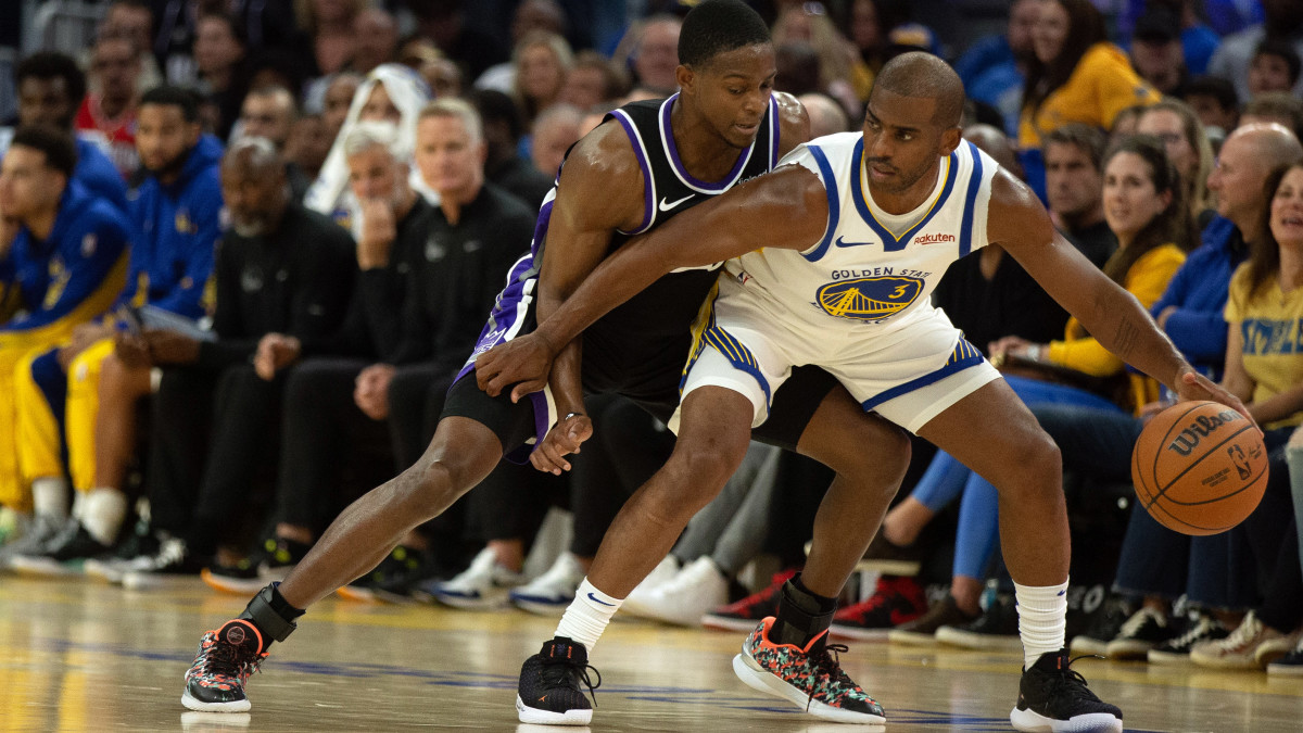 Golden State Warriors guard Chris Paul.