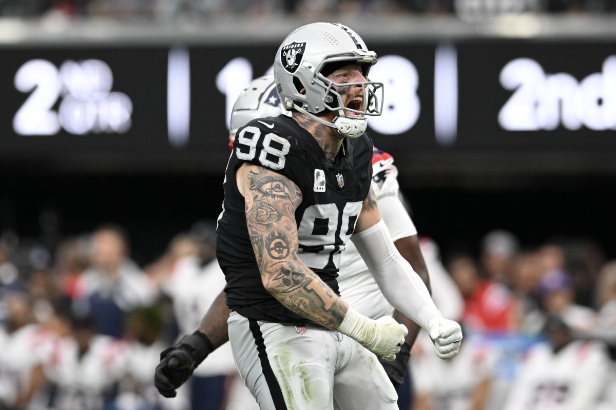 Las Vegas Raiders' Maxx Crosby leading the NFL in a huge category - Sports  Illustrated Las Vegas Raiders News, Analysis and More