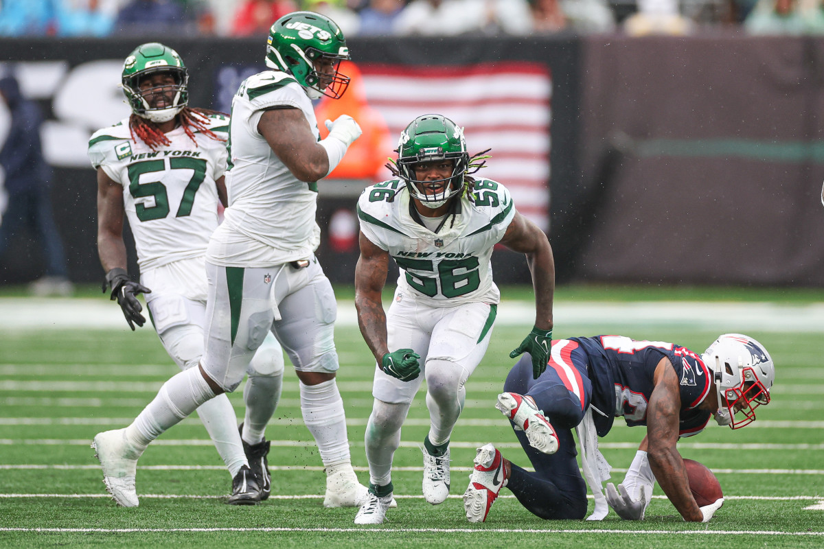 Jets' LB Quincy Williams (56)