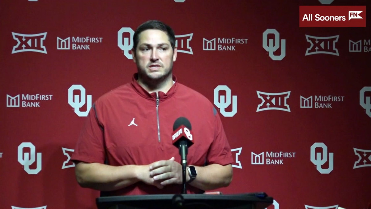 WATCH Oklahoma OC Jeff Lebby UCF Press Conference Sports Illustrated