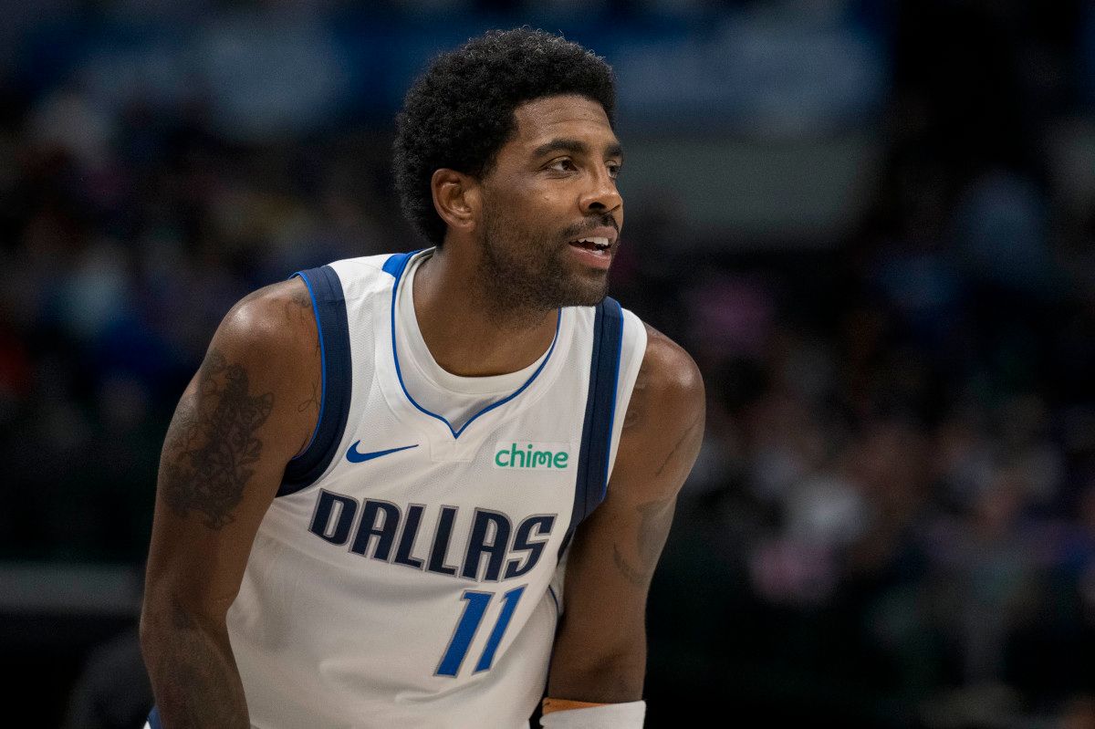 Kyrie Irving was just two rebounds shy of notching a triple-double in the Dallas Mavericks' final preseason game against the Detroit Pistons.